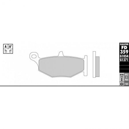 Тормозные колодки GALFER FD359 G1054